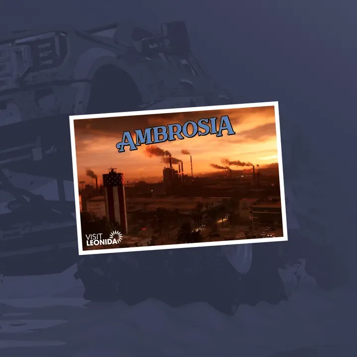 Ambrosia Postcard, official GTA 6 iPad and tablet wallpaper
