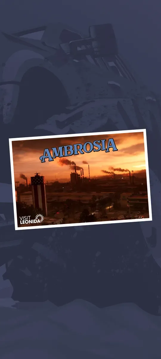 Ambrosia Postcard, official GTA 6 iPhone wallpaper