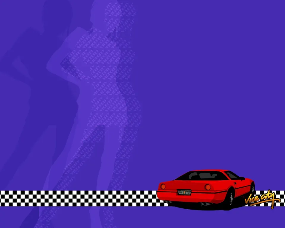 Banshee (remix), official GTA Vice City wallpaper