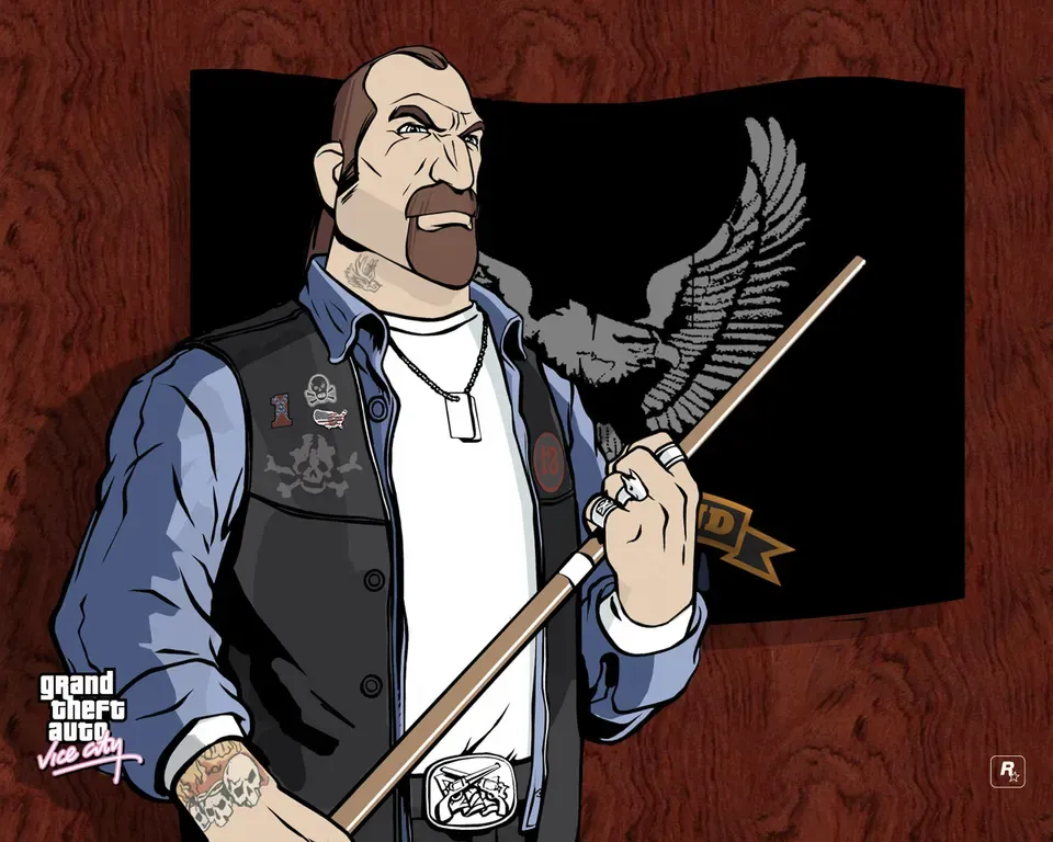 Big Mitch Baker, official GTA Vice City wallpaper