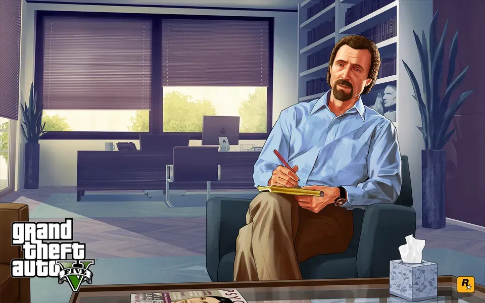 Dr. Friedlander, official GTA Story mode wallpaper