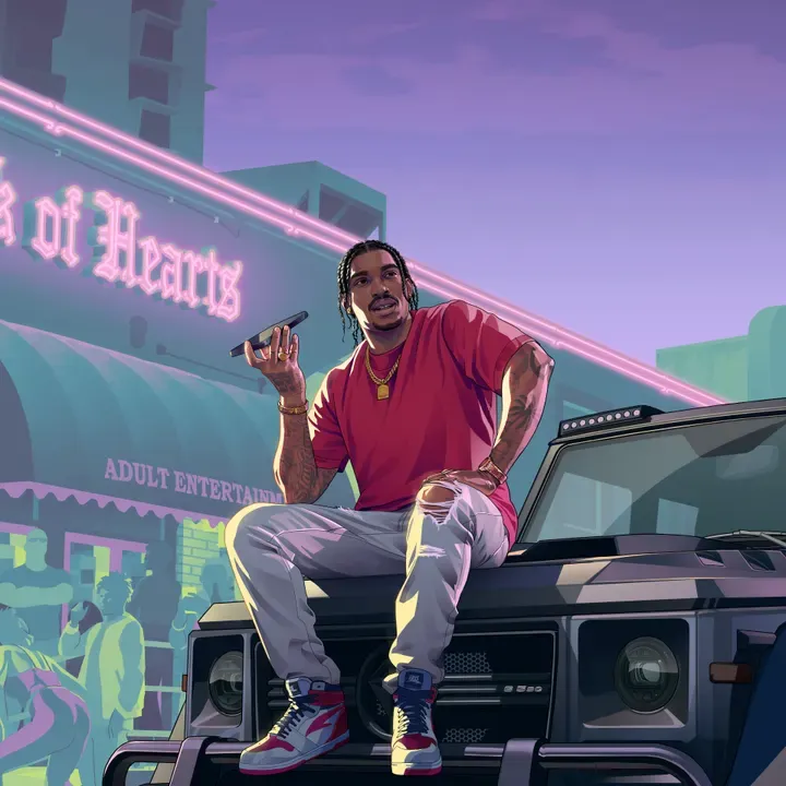 Dre'Quan Priest, official GTA 6 iPad and tablet wallpaper