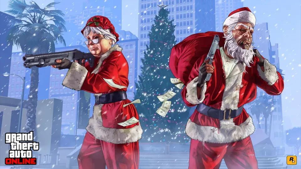 Festive Surprise 2015, official GTA GTA Online wallpaper