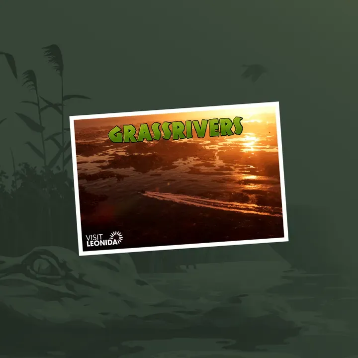 Grassrivers Postcard, official GTA 6 iPad and tablet wallpaper