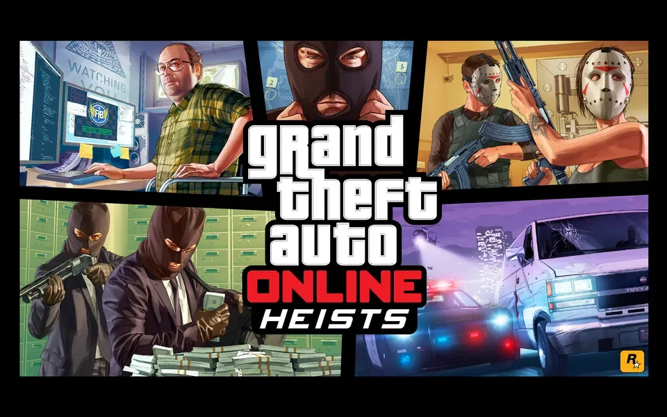 Heists, official GTA GTA Online wallpaper