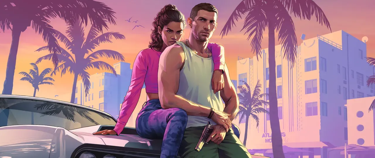 Jason and Lucia 01, official GTA 6 Ultrawide wallpaper