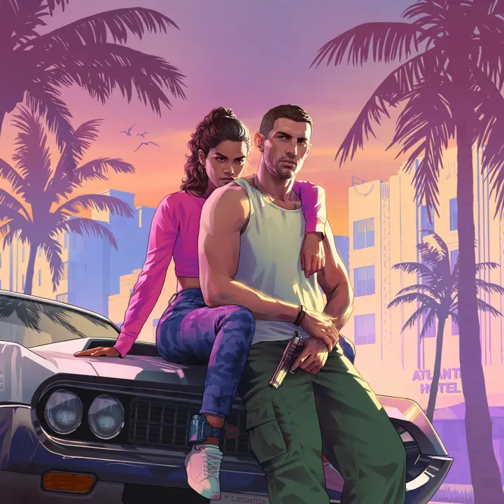 Jason and Lucia 01, official GTA 6 iPad and tablet wallpaper