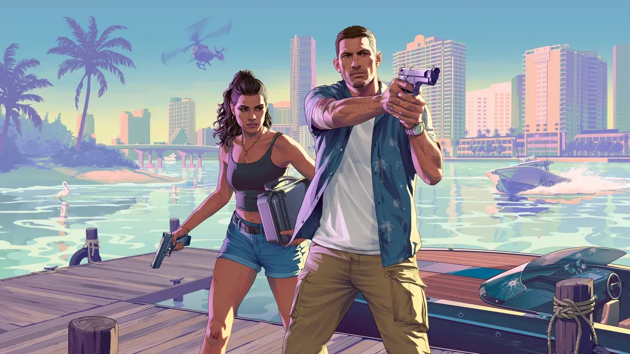 Jason and Lucia 02 official GTA 6 wallpaper