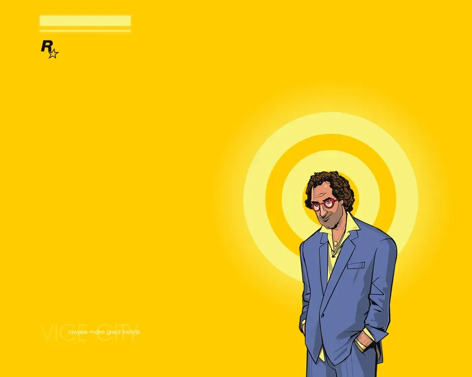 Lawyer (remix), official GTA Vice City wallpaper