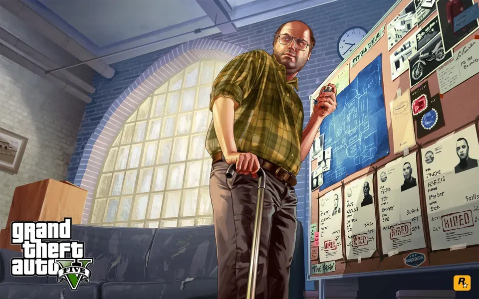 Lester, official GTA Story mode wallpaper