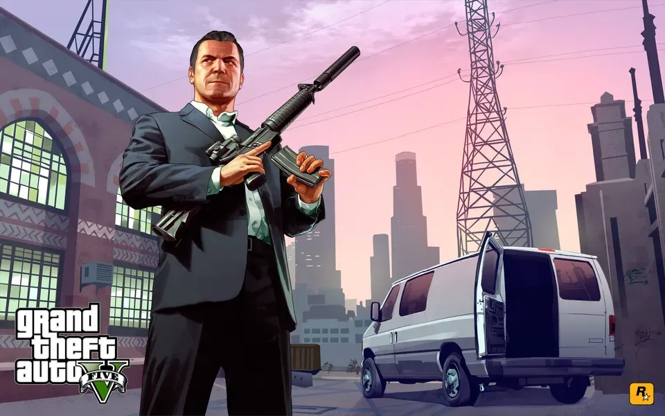 Michael sweatshop, official GTA Story mode wallpaper