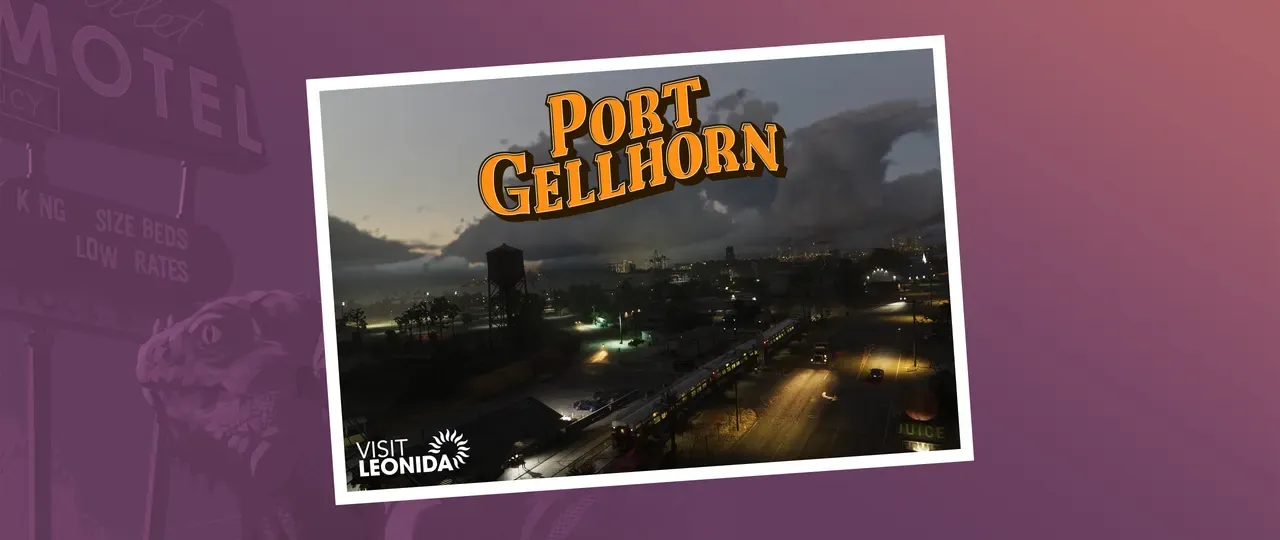 Port Gellhorn Postcard, official GTA 6 Ultrawide wallpaper