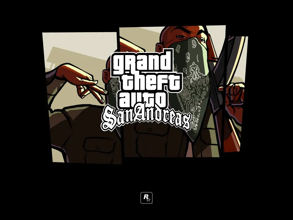 Scarf face, official GTA San Andreas wallpaper