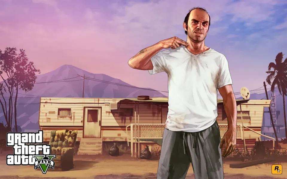 Trevor cutthroat, official GTA Story mode wallpaper