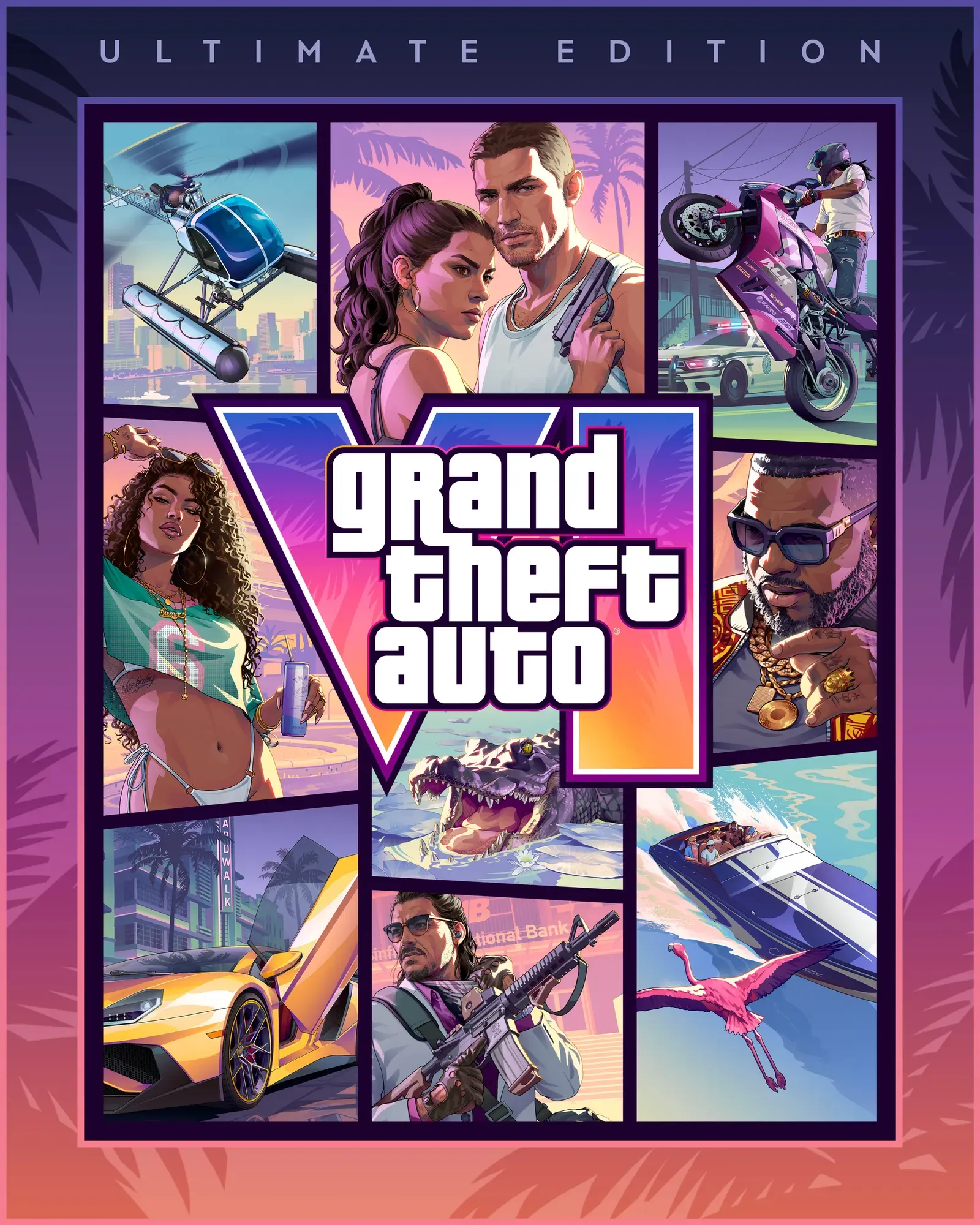 Official Grand Theft Auto VI Ultimate Edition cover art