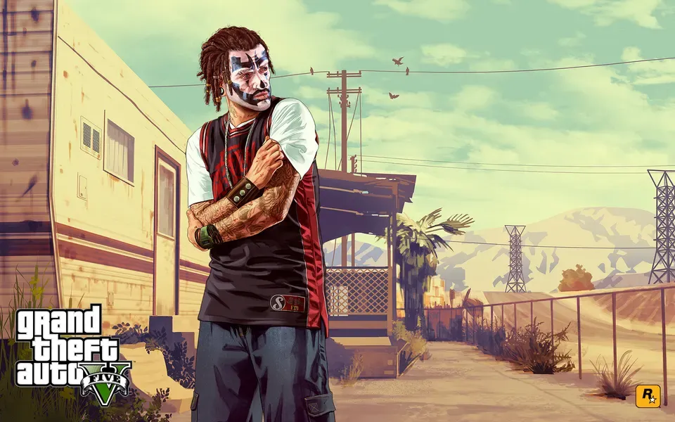 Wade, official GTA Story mode wallpaper
